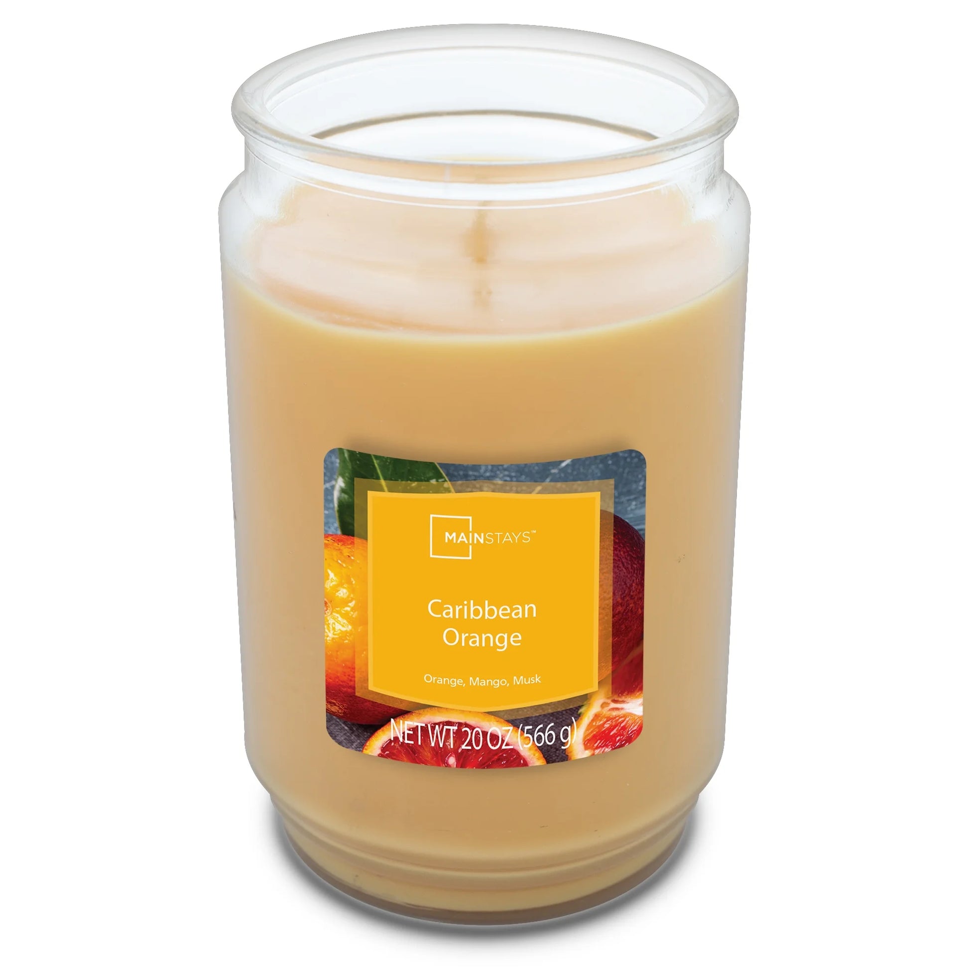 Caribbean Orange Scented Single Wick Candle, 20 Oz.