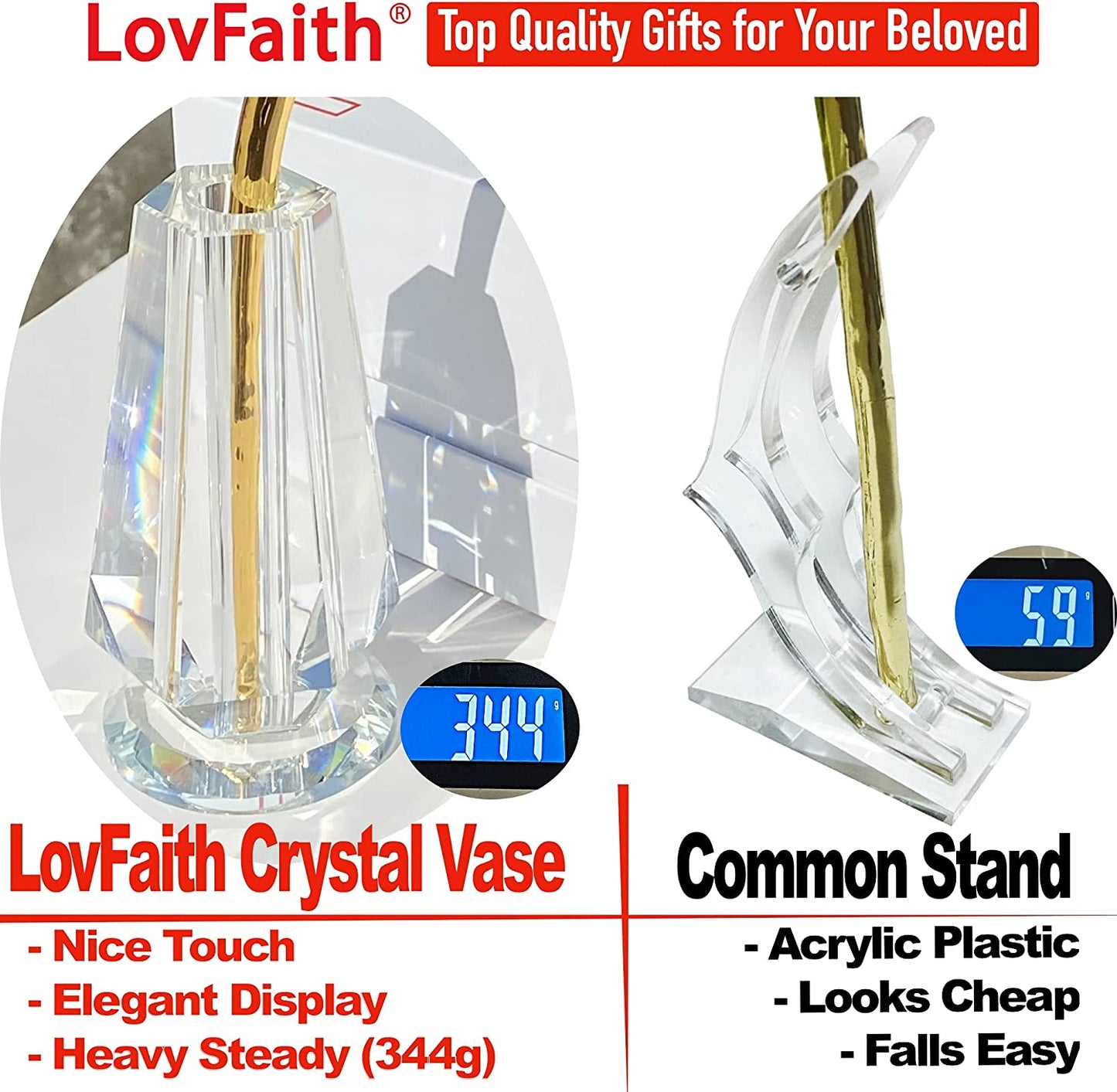 Valentine Gift Real Rose Dipped 24K Gold with Crystal Stand, Best Anniversary Rose Gift for Her Wife Mother Birthday Christmas (C21. Teal Blue -Thick Gold Blooming)