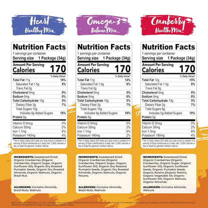 Organic Trail Mix Snack, Multi Pack 28.8 Oz - 24 Individual Servings (Pack of 3)