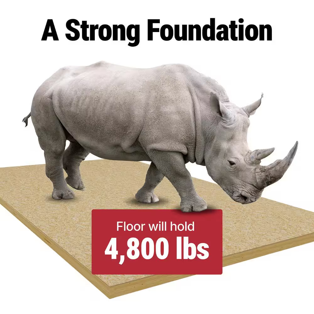 Do-It Yourself Beachwood 10 Ft. W X 12 Ft. D Wood Garden Shed Storage with Floor, Windows, and Double Door (120 Sq. Ft.)