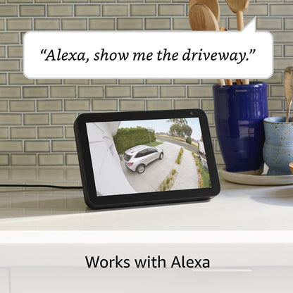 Floodlight Cam Wired plus (Newest Model), Outdoor Home or Business Security with Motion-Activated 1080P HD Video and Floodlights, White