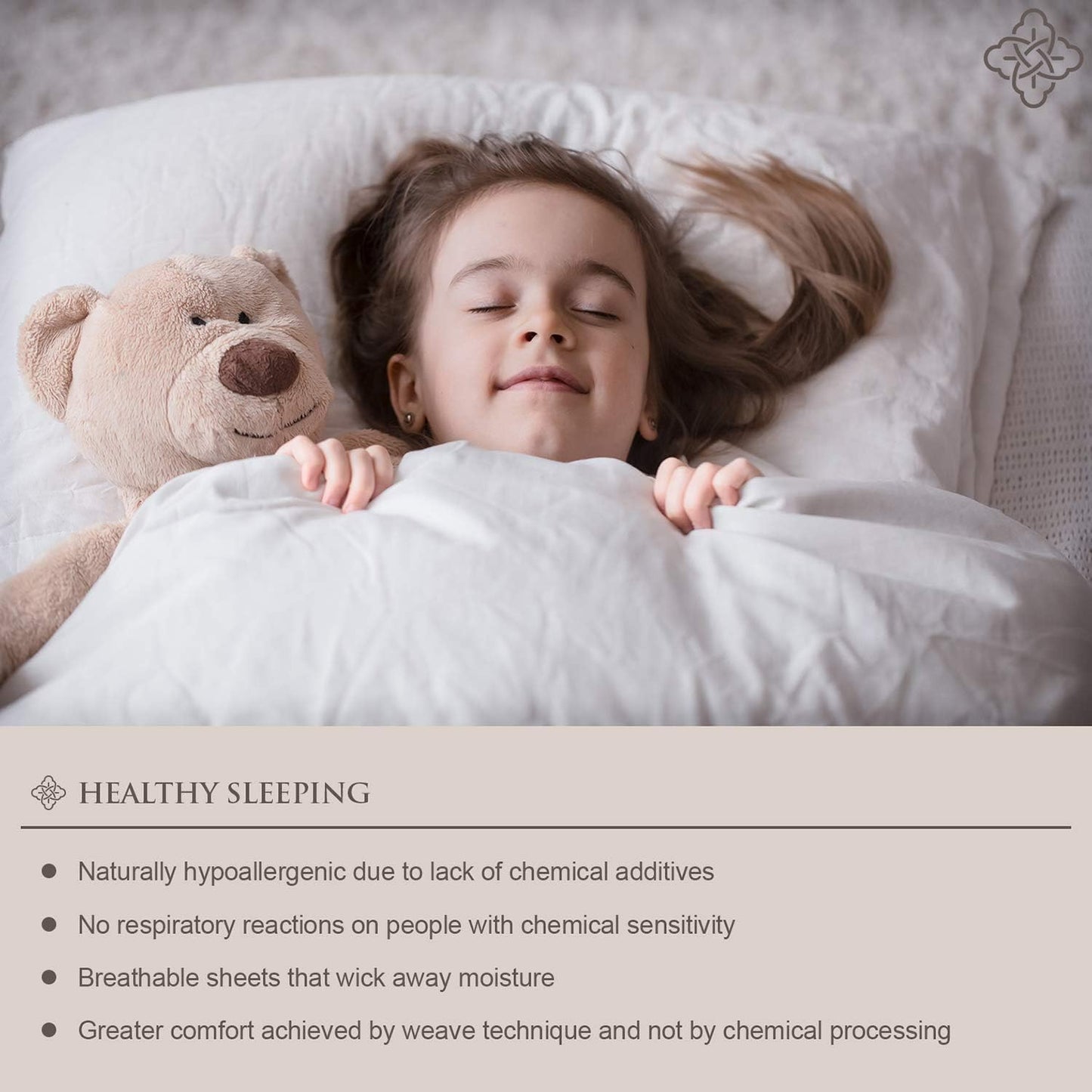 100% Organic Cotton 1 Fitted Sheet Queen Size Only | 300 Thread Count Sateen Weave GOTS Certified with Deep Pocket - Sand