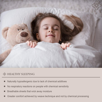 100% Organic Cotton 1 Fitted Sheet Queen Size Only | 300 Thread Count Sateen Weave GOTS Certified with Deep Pocket - Sand