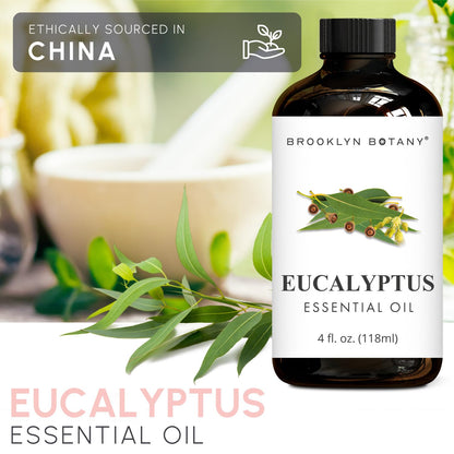 Eucalyptus Essential Oil - Huge 3.99 Fl Oz - 100% Pure and Natural - Premium Grade with Dropper - for Aromatherapy and Diffuser