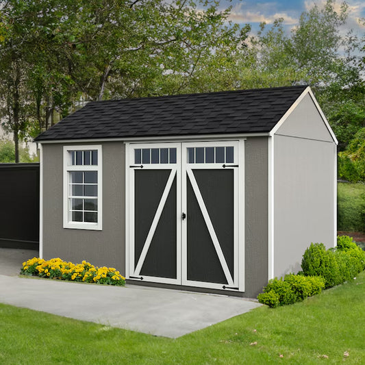 Coronado 12-Ft X 8-Ft Gable Style Wood Outdoor Storage Shed 1 Windows 1 Doors
