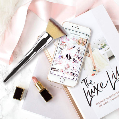 Flat Top Foundation Brush, Large Powder Brush Premium Durable Kabuki Makeup Brush Perfect for Blending Liquid,Cream and Flawless Powder,Buffing, Blending,Concealer