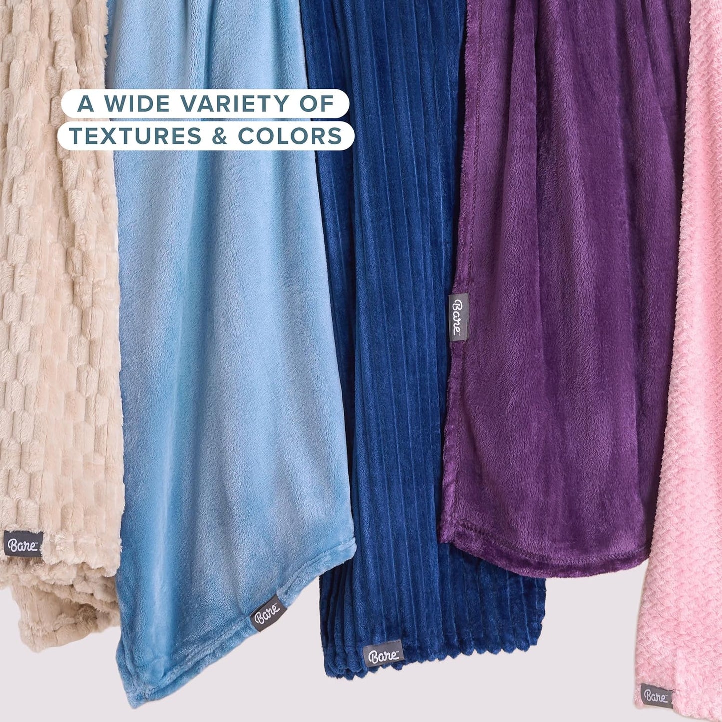 Fleece Blanket - King Size - Ultra-Soft Lightweight for Bed, Sofa, and Couch - Luxury Microplush - Cozy Warm Blanket (King, Dark Blue)