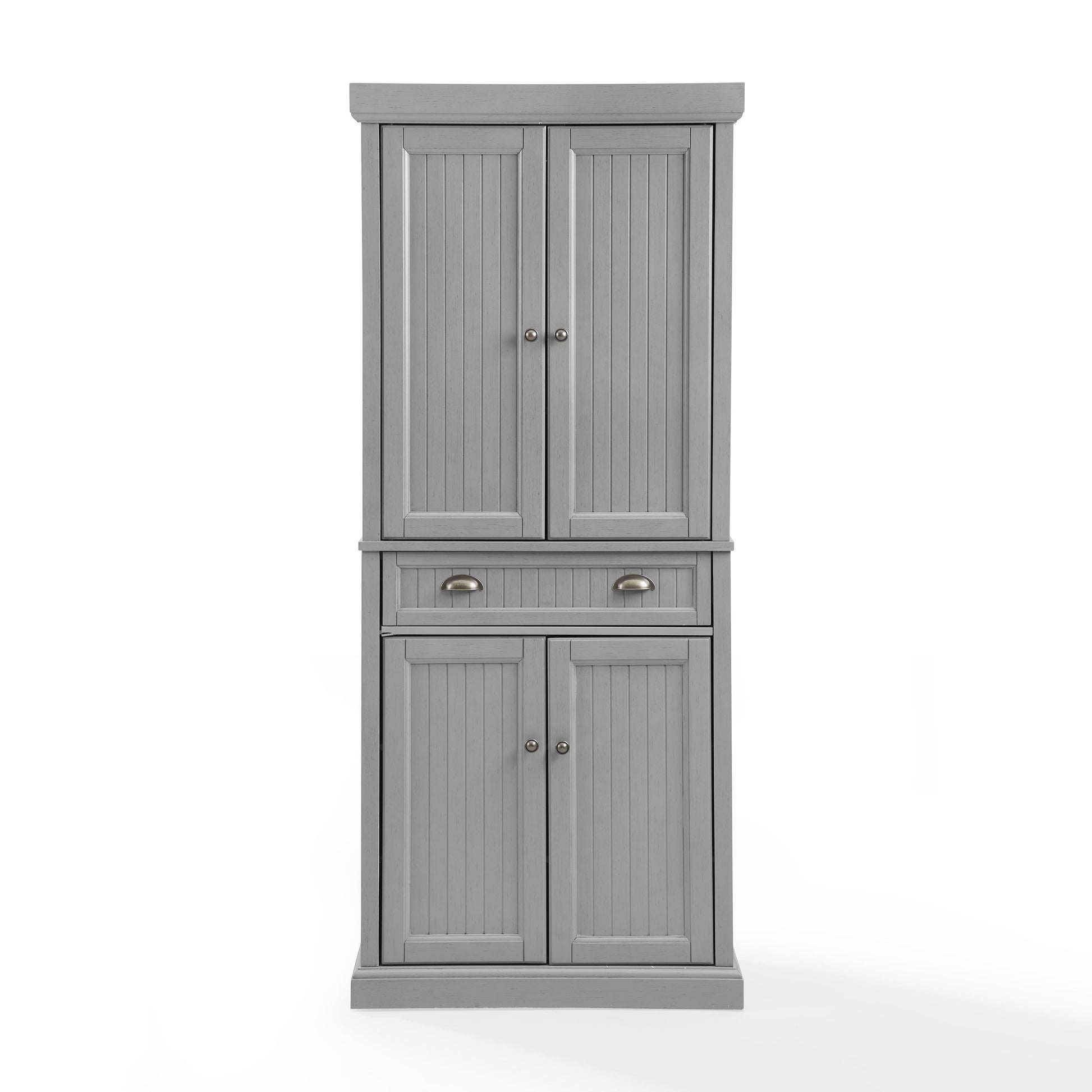 Furniture Seaside Pantry in Distressed Gray