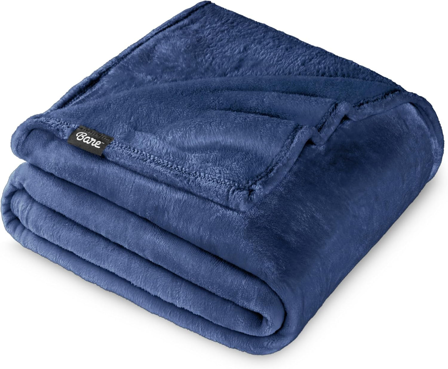 Fleece Blanket - King Size - Ultra-Soft Lightweight for Bed, Sofa, and Couch - Luxury Microplush - Cozy Warm Blanket (King, Dark Blue)