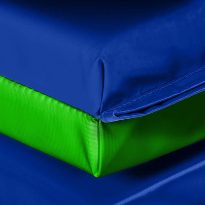 - 4 Ft X 6 Ft X 2 - Personal Fitness & Exercise Mat for Home Workout - Lightweight and Folds for Carrying – All Purpose Gym Mat – Thick Mat for Yoga, Pilates, Stretches, Floor Exercises