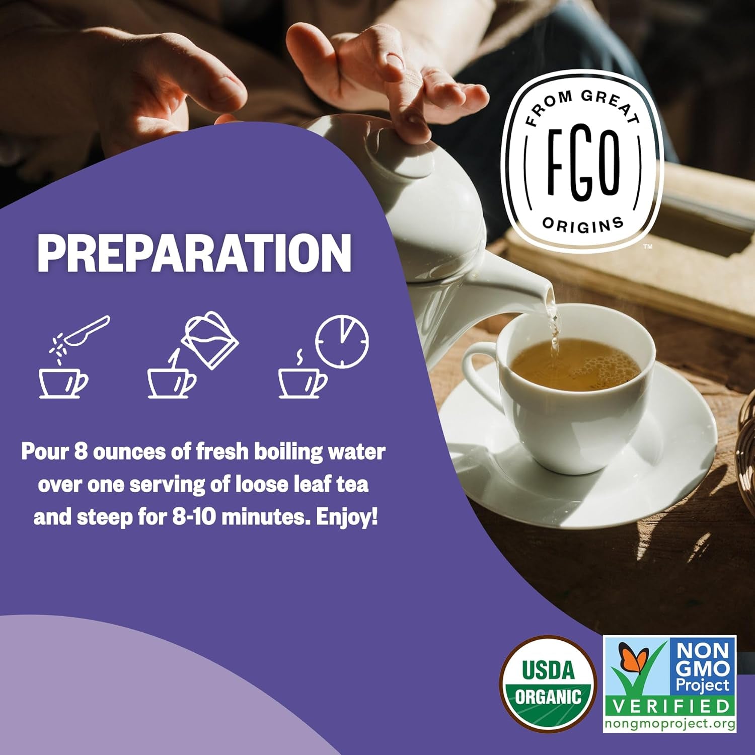 Organic Dried Lavender Flowers, Extra Grade Dried Buds, Imported from France for Culinary or Sachet Bags, 4Oz, Packaging May Vary (Pack of 1)