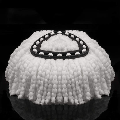 4 Pack Mop Head Replacement Compatible with Ocedar Mop Refills Easywring Spin Mop Refills Microfiber Mop Replacement Head