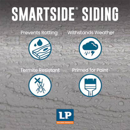 Coronado 12-Ft X 8-Ft Gable Style Wood Outdoor Storage Shed 1 Windows 1 Doors