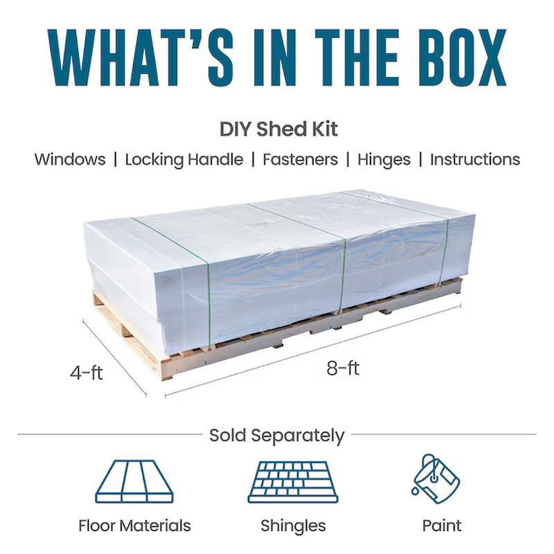 Coronado 12-Ft X 8-Ft Gable Style Wood Outdoor Storage Shed 1 Windows 1 Doors