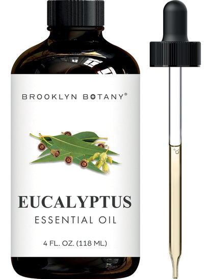 Eucalyptus Essential Oil - Huge 3.99 Fl Oz - 100% Pure and Natural - Premium Grade with Dropper - for Aromatherapy and Diffuser