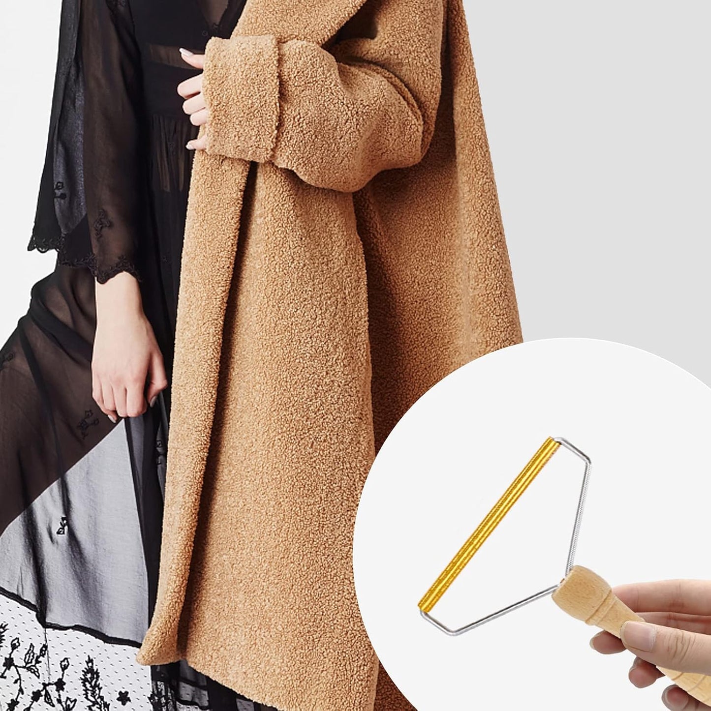 Lint Cleaner Pro - Lint Remover Cleaner - Portable Lint Remover, Pet Hair Remover Hairball Quick Epilator Shaver for Removing Dust and Pet Hair from Clothing Sofa Blanket Stair Carpets