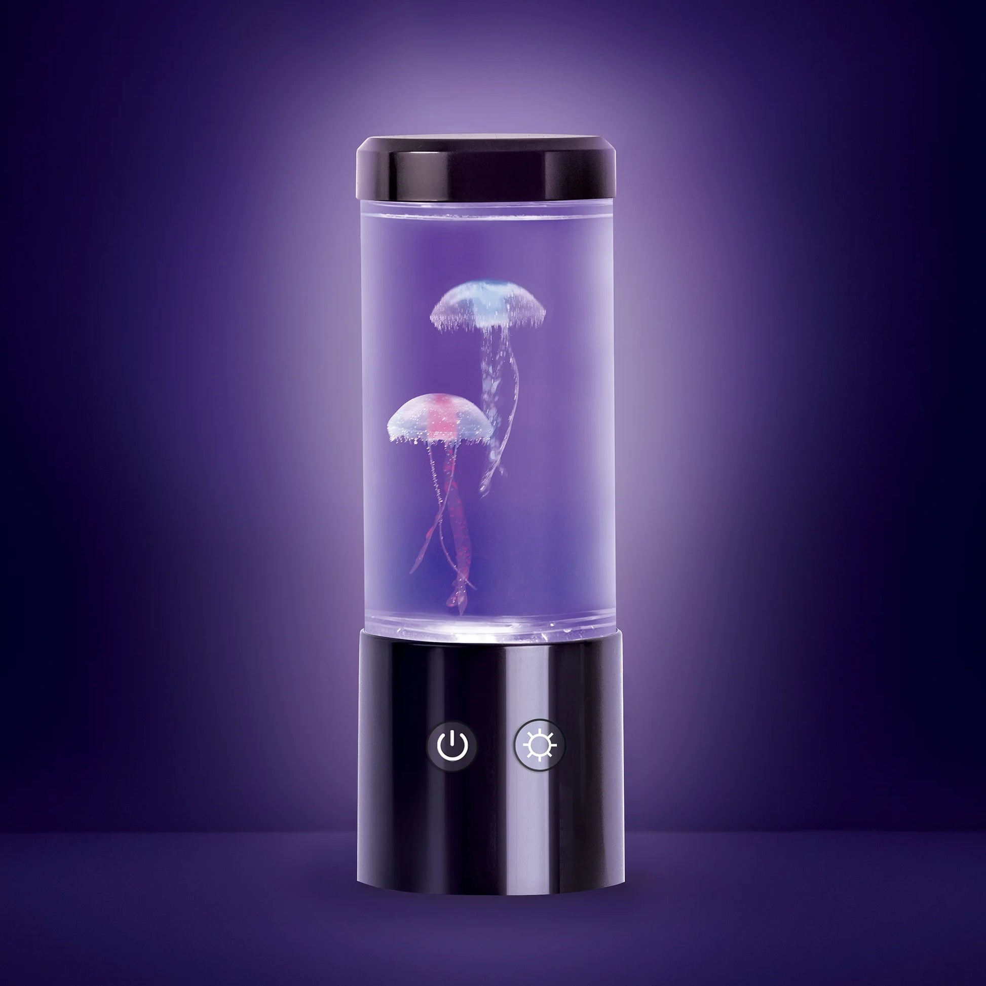 Jellyfish Night Light Lamp Motion & Multicolor Leds - Easy Mode Switching, USB Powered - 9"