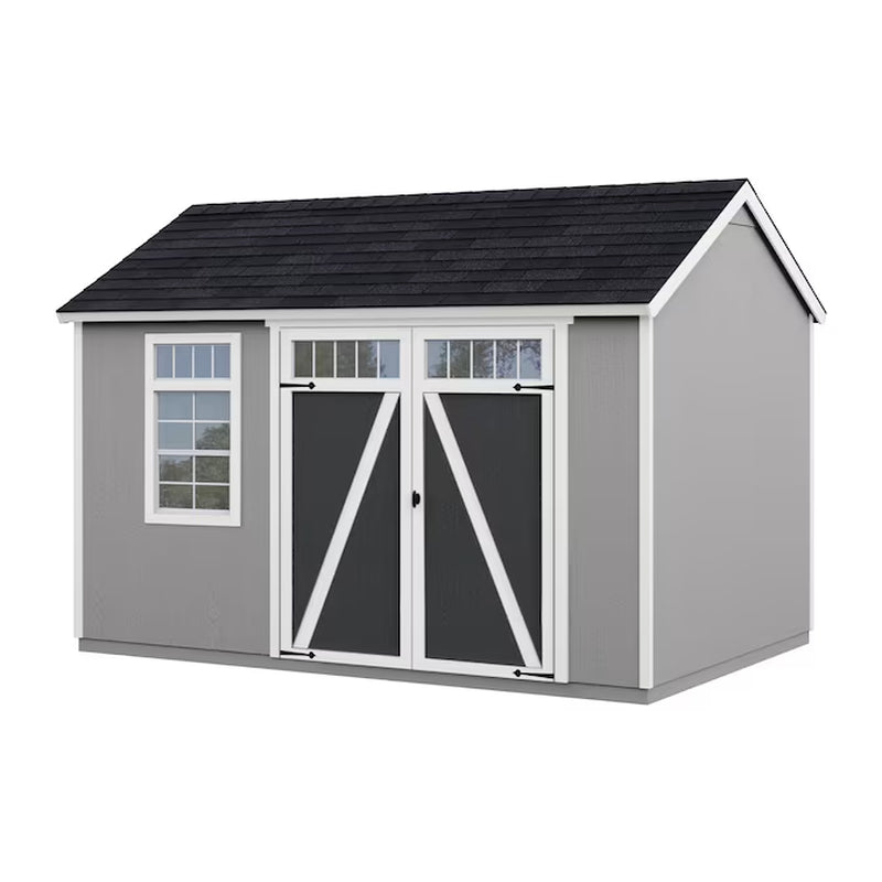 Coronado 12-Ft X 8-Ft Gable Style Wood Outdoor Storage Shed 1 Windows 1 Doors