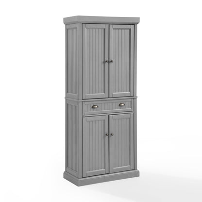 Furniture Seaside Pantry in Distressed Gray