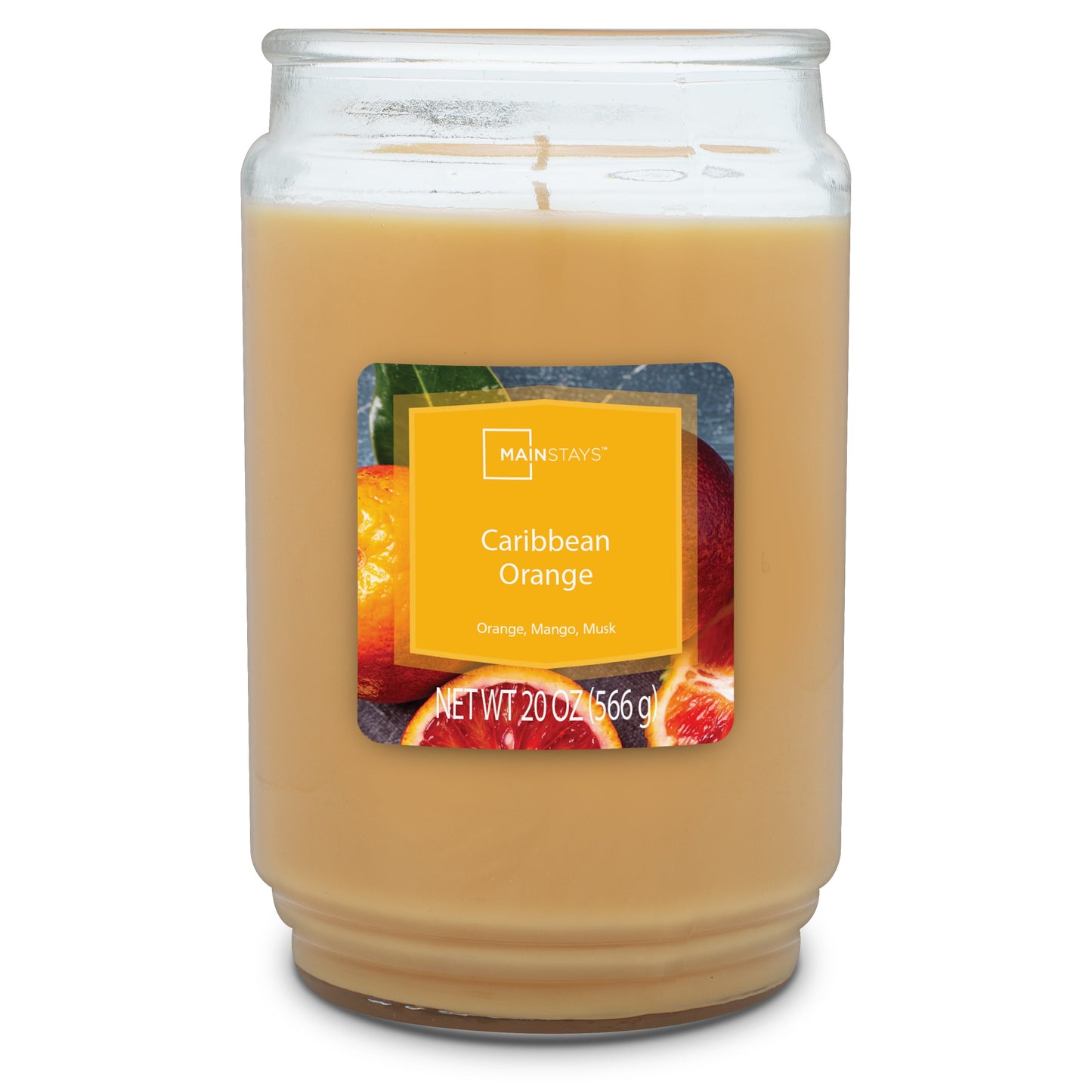 Caribbean Orange Scented Single Wick Candle, 20 Oz.