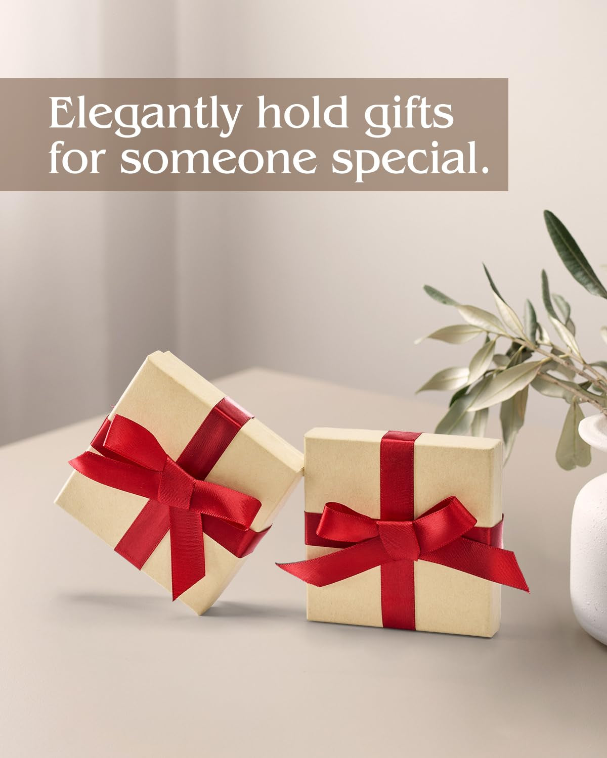 Jewelry Gift Boxes, 3.5X3.5X1 Inch 20 Pcs Matte Small Gift Box with Lids, Small Cardboard Jewelry Boxes with Cotton Filled and Lids, Jewelrybox Bulk for Festive Day Brown