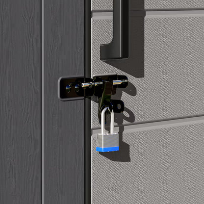 8-Ft X 7-Ft Outdoor Entertainment Cabana Bar Gray Lean-To Resin Storage Shed