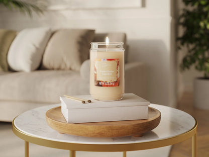 Single-Wick Scented Glass Jar Candle, Frosted Spice Cupcakes, 20Oz.