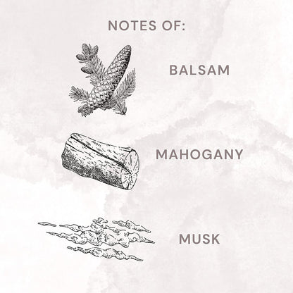 Balance (Balsam + Mahogany + Musk) Scented 4-Wick Spa Jar Candle 40.2Oz.