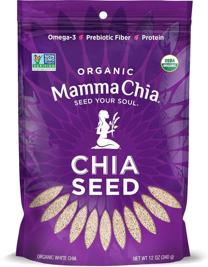 Organic Seeds, White, 12 Ounce (Pack of 1). USDA Organic, Non-Gmo, Vegan, Gluten Free, and Kosher.