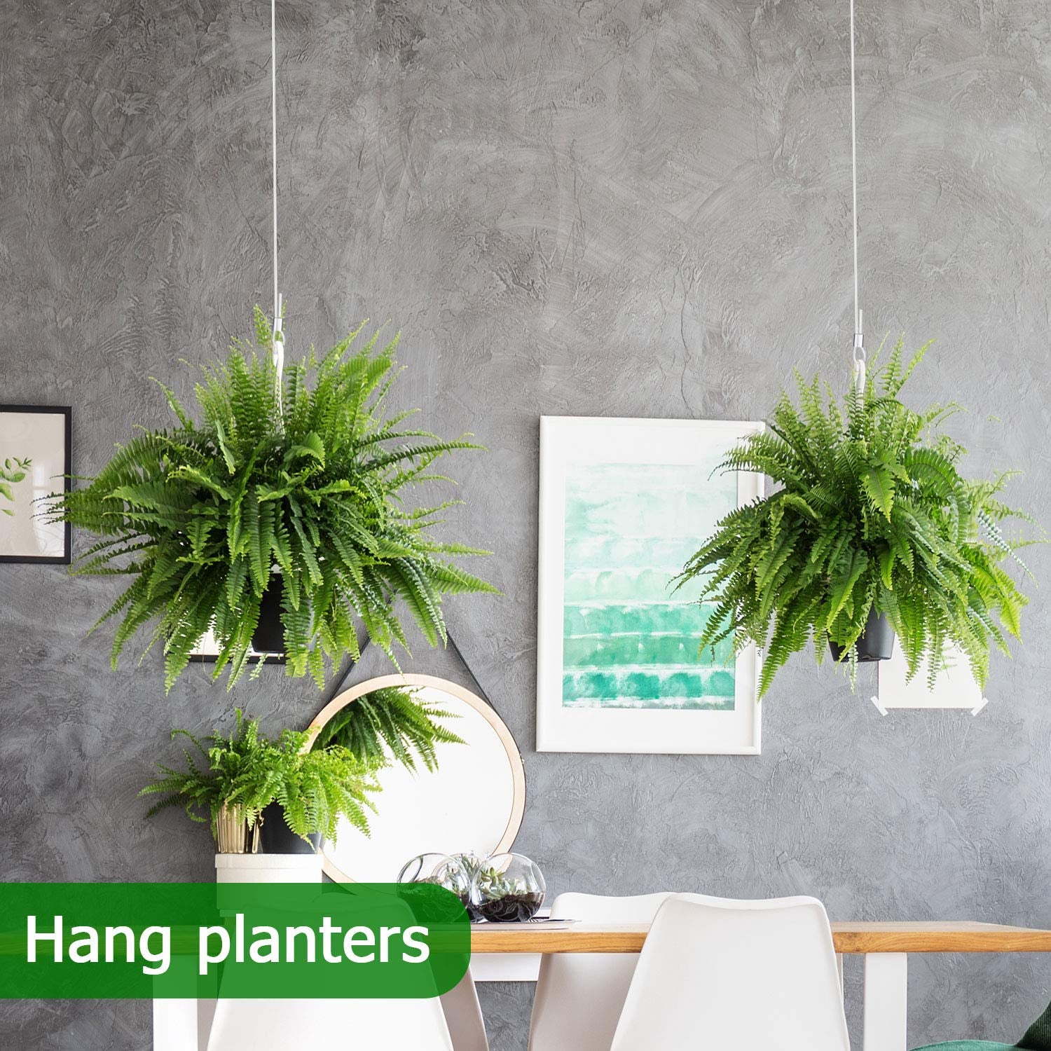 Strong Clear Nylon Wire Invisible Hanging Wire for Hanging Craft Christmas Decor and 50 Loop Sleeve (109 Yd.)