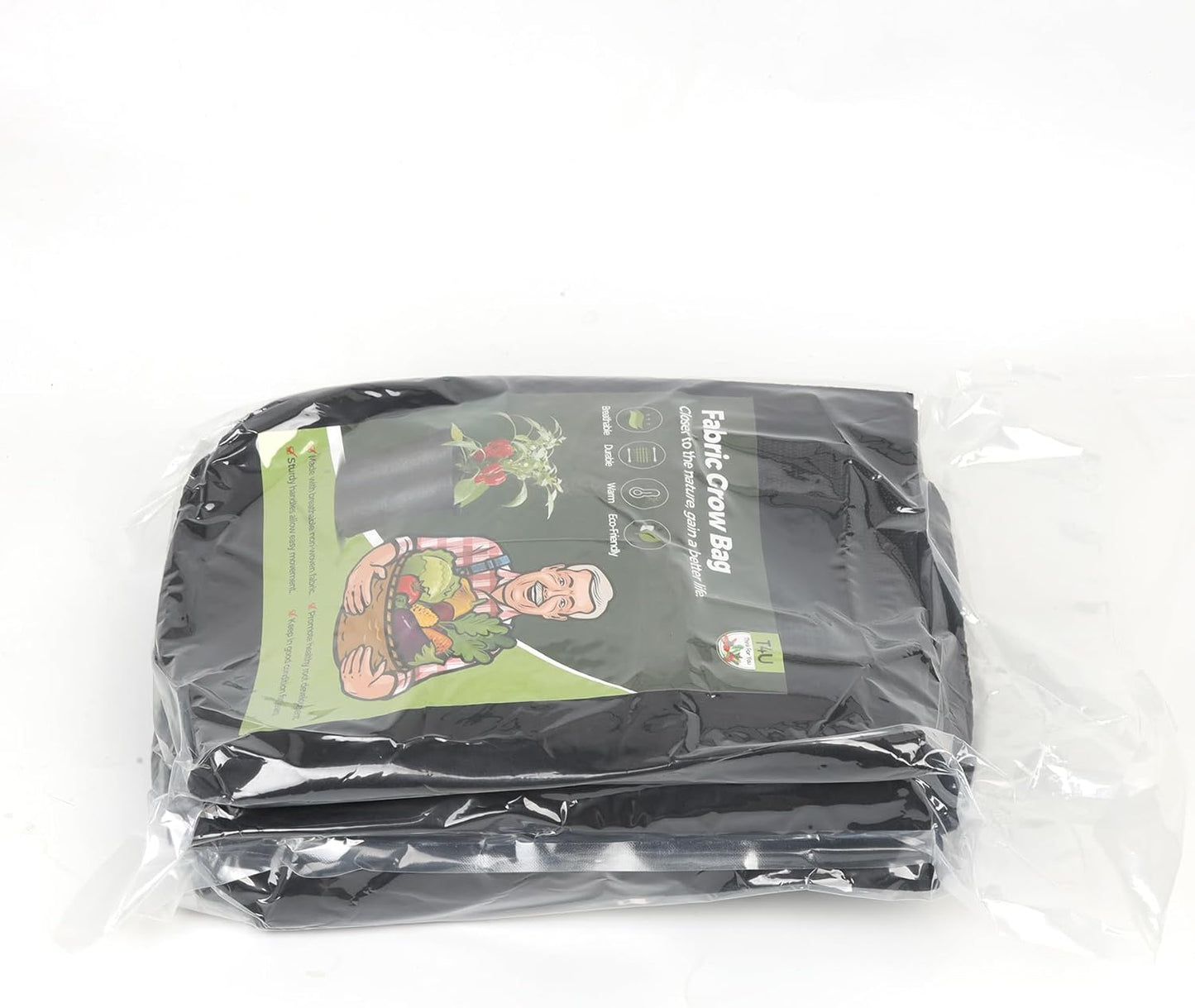 Fabric Plant Grow Bags with Handle 10 Gallon Pack of 5, Heavy Duty Nonwoven Smart Garden Pot Thickened Aeration Nursery Container Black for Outdoor Potato, Tomato, Chili, Carrot and Vegetables